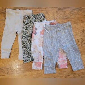 Baby GAP pants leggings, 4 pairs, 6-12 months